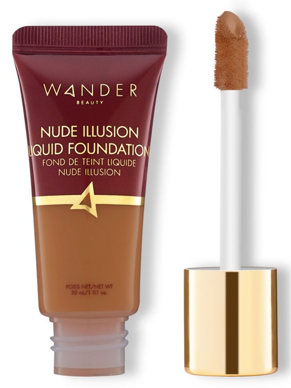Wander Beauty Nude Illusion Liquid Foundation (Various Shades) - Rich Deep